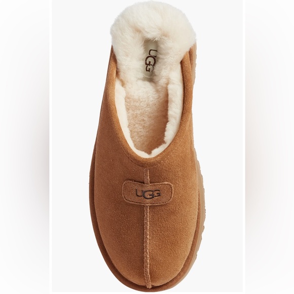 NWT UGG Discoquette Genuine Shearling Slide Slipper Chestnut Size Women’s 9 - Picture 5 of 15